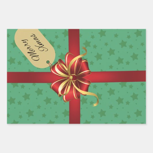 Snowman-inpakpapier voor kerstmis modern pictogram inpakpapier vel (Voorkant 3)