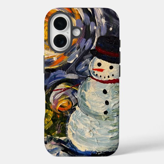 Snowman iPhone Case (Achterkant)
