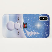 Snowman iPhone Case (Achterkant (horizontaal))