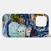 Snowman iPhone / iPad hoesje (Achterkant (horizontaal))