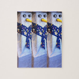Snowman Jigzaag Puzzle Legpuzzel