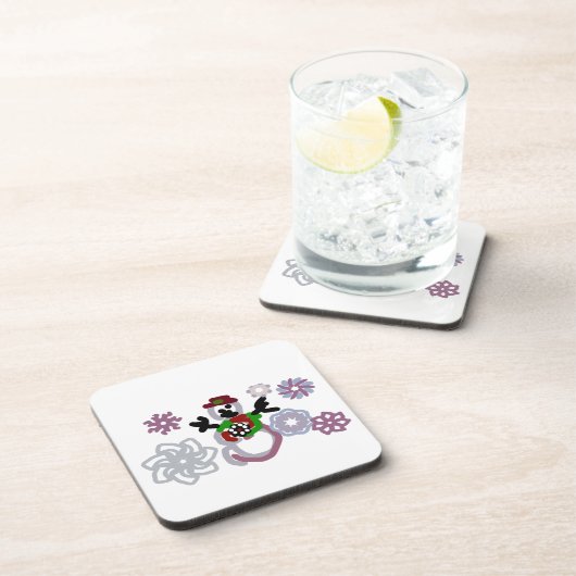 Snowman joy kind bier onderzetter (Rechterzijde)