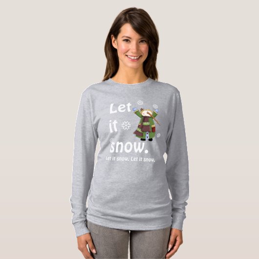 Snowman Joy T-shirt (Voorkant volledig)