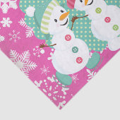 Snowman Joy Tissue Paper Tissuepapier (Detail)
