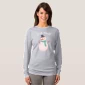 Snowman JUST CHILL-herinnering ontspannen T-shirt (Voorkant volledig)