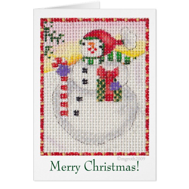 Snowman-kaart (Voorkant)