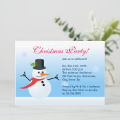 Snowman Kaart (Staand voorkant)