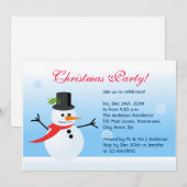 Snowman Kaart (Voorkant / Achterkant)