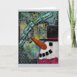 Snowman Kaart - betoverend