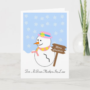 Snowman Kaart voor Kerstmis
