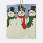 Snowman Keramisch Ornament (Links)