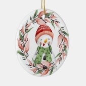 Snowman keramisch ornament (Rechts)