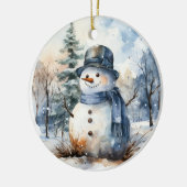 Snowman Keramisch Ornament (Links)
