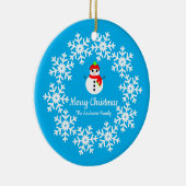 Snowman keramische decoratie (Rechts)