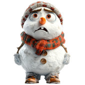 Snowman Kerst Elf Keramisch Ornament