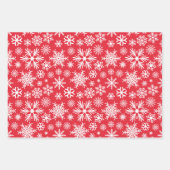 Snowman-kerst met vrolijke feestdagen inpakpapier vel (Voorkant 3)