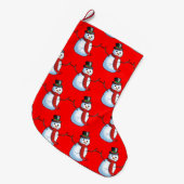 Snowman-kerstbekentenis Grote Kerstsok (Voorkant (Hangend))
