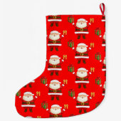 Snowman-kerstbekentenis Grote Kerstsok (Achterkant)