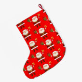 Snowman-kerstbekentenis Grote Kerstsok (Achterkant (Hangend))