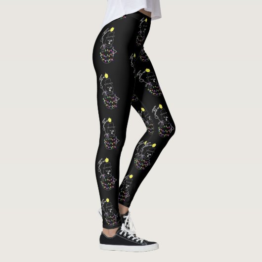 Snowman-kerstboom Leggings (Rechts)