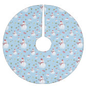 Snowman kerstboomrok kerstboom rok (Voorkant)