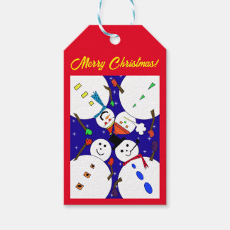 Snowman-kerstcadeLabel Cadeaulabel