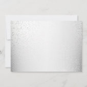 Snowman Kerstfeest Elegante Winter Feestdagen Kaart (Achterkant)