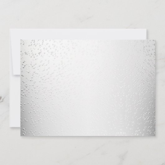 Snowman Kerstfeest Elegante Winter Feestdagen Kaart (Achterkant)