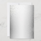 Snowman Kerstfeest Elegante Winter Feestdagen Kaart (Achterkant)