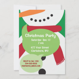Snowman-kerstfeest Kaart