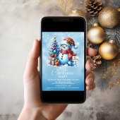 Snowman-kerstfeest Kaart