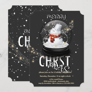 Snowman-kerstfeest Kaart