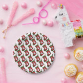 Snowman-kerstfeest Papieren Bordje (Feest)