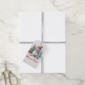 Snowman Kerstfeestdag Cadeaulabel (Met Touw)