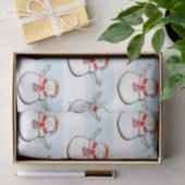 Snowman Kerstfeestdag Tissuepapier (Geschenk)