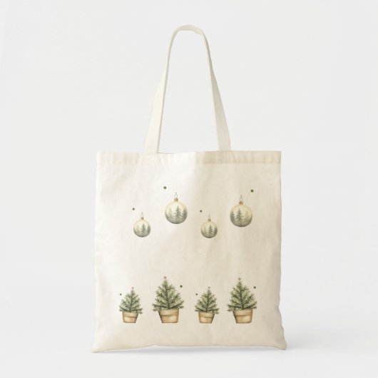 Snowman Kerstfeestdag Tote Bag (Voorkant)