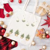 Snowman Kerstfeestdag Tote Bag