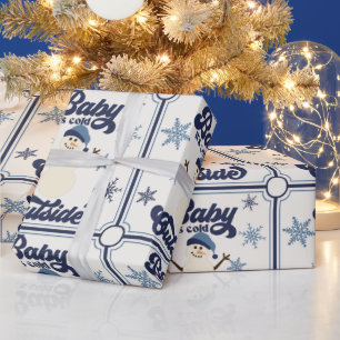 Snowman-kerstinpakpapier Cadeaupapier