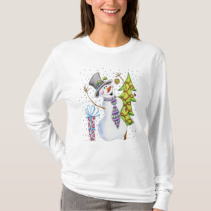 Snowman Kerstjumper - Cute Snowman T-shirt