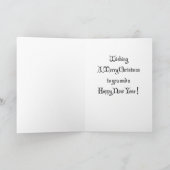  Snowman-kerstkaart Feestdagen Kaart (Binnen)