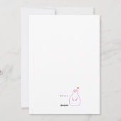 Snowman-kerstkaart Feestdagenkaart (Achterkant)