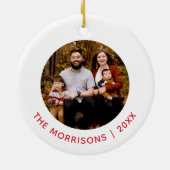 Snowman-kerstkeramische decoratie (Achterkant)