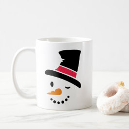 Snowman kerstkoffie Mok