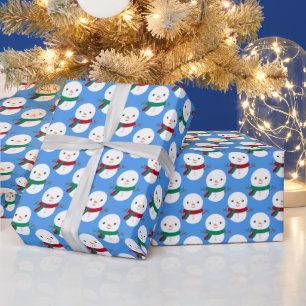 Snowman Kerstmis Cadeaupapier