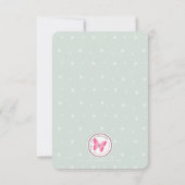 Snowman Kerstmis Dank u uitnodiging (Achterkant)