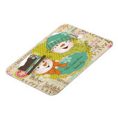 Snowman Kerstmis - Flexi Magnet op maat Magneet (Linkerzijde)