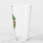 Snowman Kerstmis glimlachen Glas (Links)