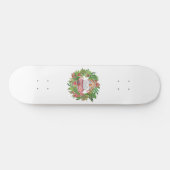 Snowman Kerstmis glimlachen Persoonlijk Skateboard (Horizontaal)