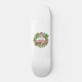 Snowman Kerstmis glimlachen Persoonlijk Skateboard