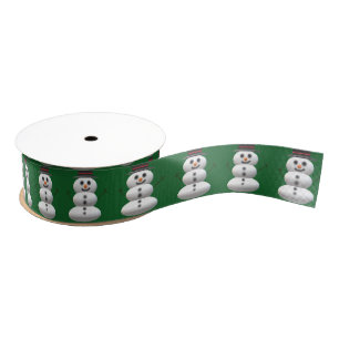 Snowman Kerstmis Grosgrain Lint